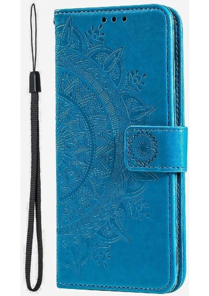 IPhone 16 Için Flip Case Pro Stand Cüzdan Kılıf Totem Kabartma Pu (Yurt Dışından)