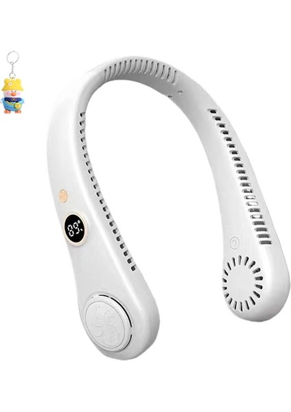 R8 Yaprakız Asılıboyun Fan USB Taşınabilir Mini Küçük Soğuk Ses Dışmekan Tembel Klima Küçük Fan (Yurt Dışından)