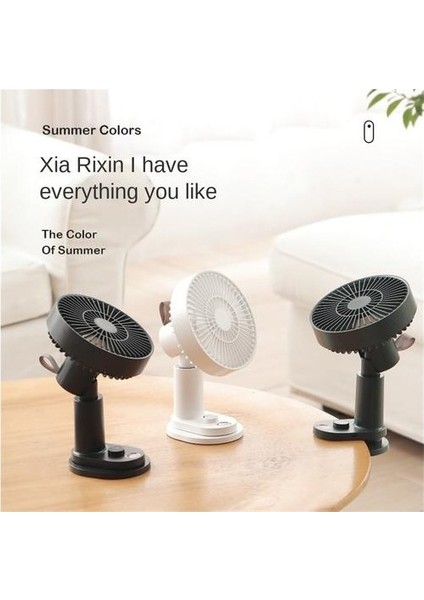 4000 Mah Plastik El Fan, Çok Fonksiyonlu Taşınabilir, Basit, Yüksek Rüzgar ve Sessiz Küçük Fan (Yurt Dışından) fiyatları