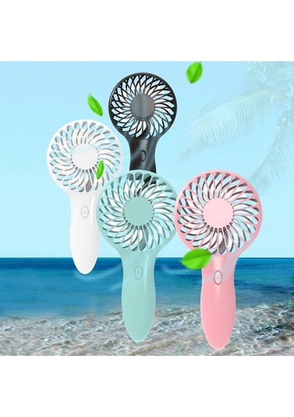 Mini El Fanı Taşınabilir Yaz Şarj Edilebilir USB 3 Vitesli Hız Ayarlanabilir Siyah (Yurt Dışından) fırsatları