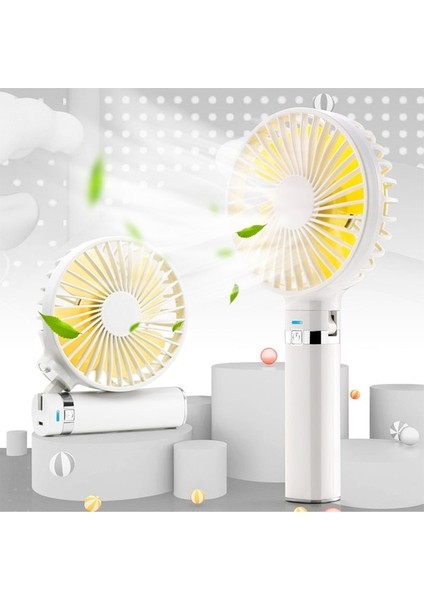 S2 Taşınabilir Katlanabilir El Elektrikli Fan Beyaz (Yurt Dışından) indirimleri