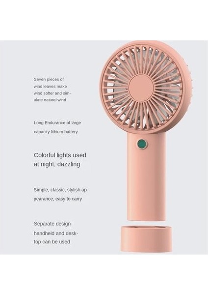 1000MAH Plıstıc El Fan, USB Taşınabilir Şarj Edilebilir Fan Öğrenci Yurtta Küçük Fan Için Uygun (Yurt Dışından) modelleri