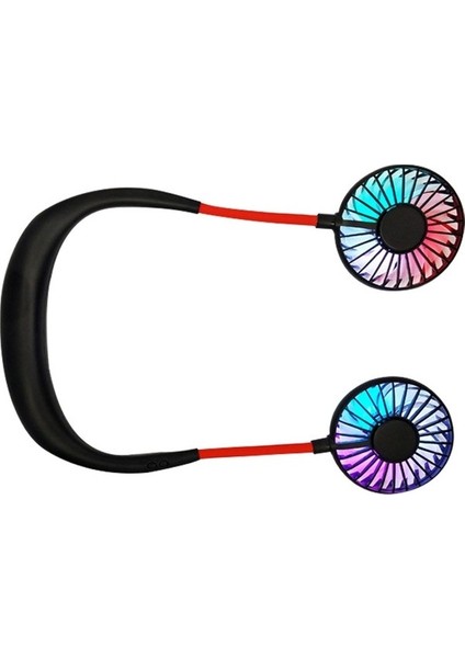 Mini Asılı Boyun Tipi Fan Açık LED Fan Siyah (Yurt Dışından) modelleri