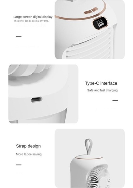 Soğuk Su Makinesi Döner Nemlendirme Soğuk Fan Beyaz (Yurt Dışından) modelleri