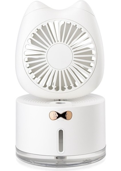 Puluz Bd-Mm1 Kedi Şekli Ev Masaüstü Sprey Nemlendirici Fanı Pembe (Yurt Dışından)