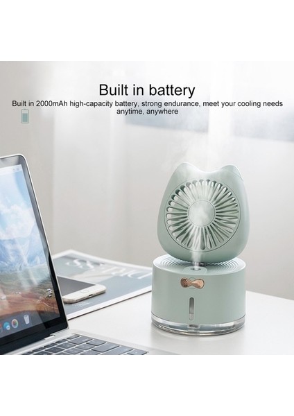 Puluz Bd-Mm1 Kedi Şekli Ev Masaüstü Sprey Nemlendirici Fanı Pembe (Yurt Dışından) modelleri