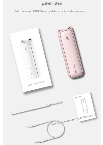 Büyük Rüzgar El Katlanır Taşınabilir Elektrikli Fan (Yurt Dışından) indirimleri