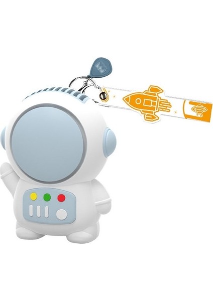 6052 USB Şarj Mini Astronot Şekli Bladeless Fan Yeşil (Yurt Dışından) indirimleri