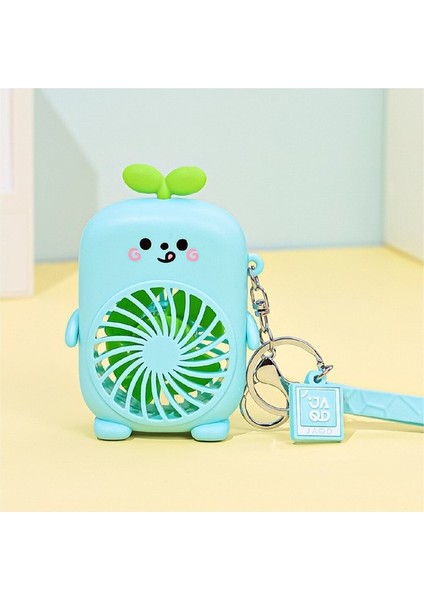 Çok Fonksiyonlu USB Şarjlı Fan - Yeşil (Yurt Dışından)