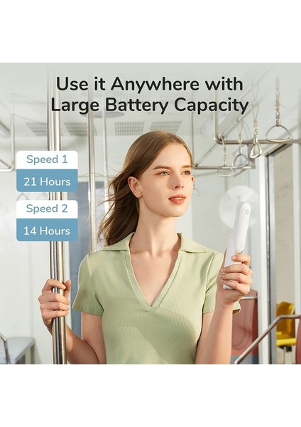 Fıy Taşınabilir Fan 2000 Mah El 3'ü 1 Arada Mini Fan USB Şarj Edilebilir Küçük Cep El Feneri Özelliği (Yurt Dışından) fiyatları