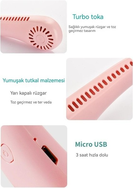 USB Mini El Fanı - Mavi (Yurt Dışından) fırsatları