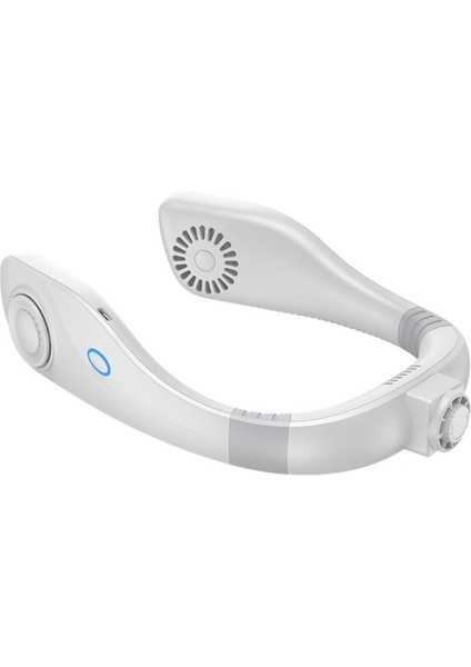 Aromaterapi Yapraksız Soğutma Asma Boyun Fanı Mini USB Fan Beyaz (Yurt Dışından) fiyatları