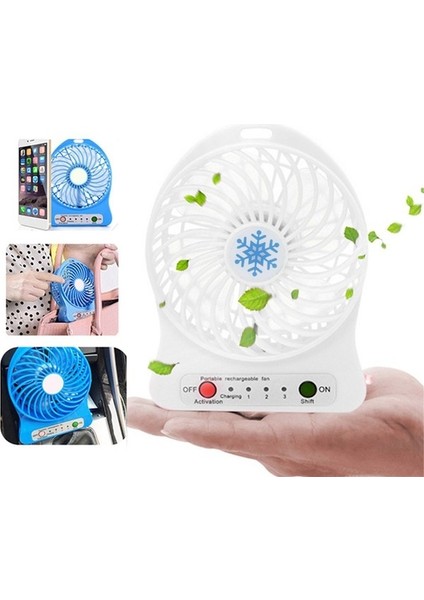 Taşınabilir LED Hava Soğutucu Fan - Beyaz (Yurt Dışından) modelleri