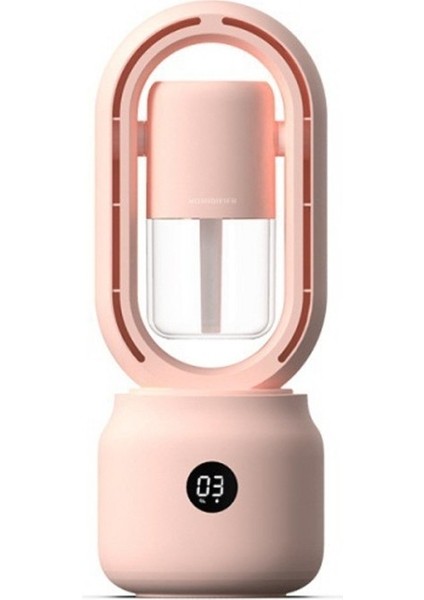 HX872 Nemlendirme Sprey Bıçakları Dijital Gece Lambası Fanı Pembe (Yurt Dışından) modelleri