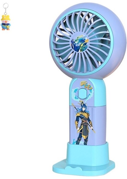 Genç Kahraman Küçük Nezha Fan Cep Telefonu Tutucu El Elektrikli Fan (Yurt Dışından)