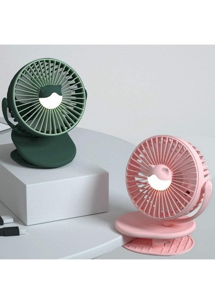 Ev Ofis Yatak Odası Seyahati Için Şarj Edilebilir Akülü Fan, Yeşil (Yurt Dışından) fiyatları