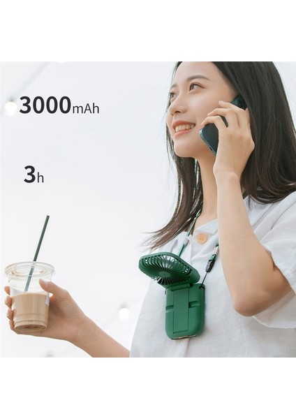 Açık Katlanır Fan Mini Taşınabilir Boyun Fan Şarj Hazinesi Ikisi Bir Arada El Küçük Elektrikli Fan Hediye (Yurt Dışından) fiyatları