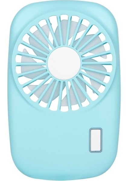 Taşınabilir El Tipi USB Şarj Edilebilir Mini Fan Mavi (Yurt Dışından) fiyatları