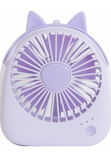 WT-F14 1200 Mah Rab Shape Mini Taşınabilir Fan Mavi (Yurt Dışından)