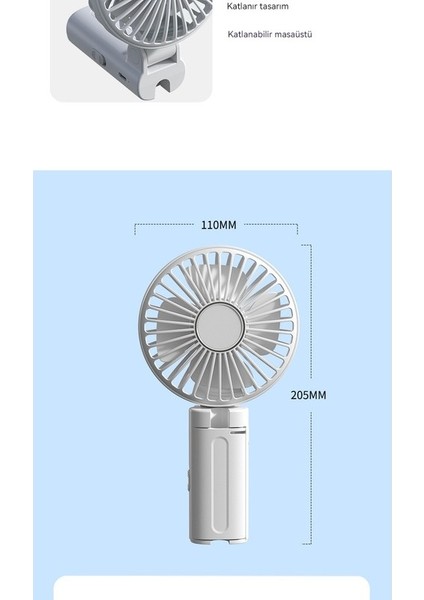 Açık Taşınabilir Asma Şemsiye USB Masaüstü Fan (Yurt Dışından) indirimleri