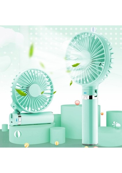3 Hızlı Kontrol ve Gece Işığı Nane Yeşil ile S2 Taşınabilir Katlanabilir El Electric Fan Nane Yeşil (Yurt Dışından) fırsatları