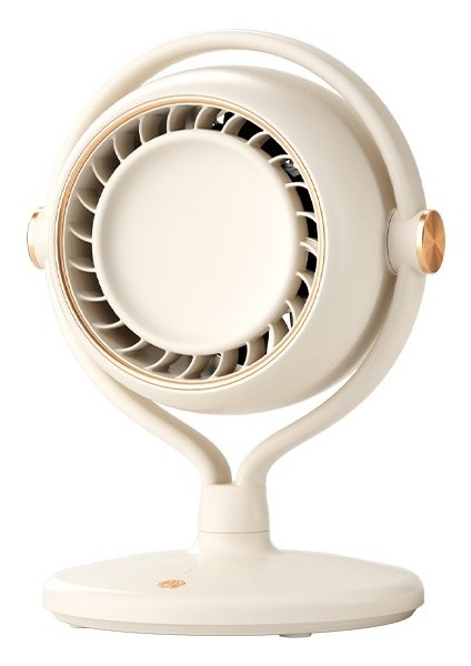 Masaüstü Bladeless Fan USB Şarj Edilebilir Masaüstü Dikey Hava Sirkülasyon Fanı (Yurt Dışından)