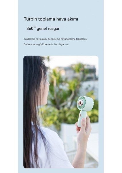 USB Mini El Fanı - Yeşil (Yurt Dışından) fırsatları