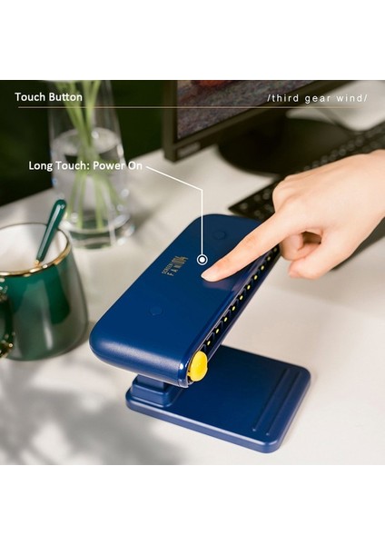 Masaüstü USB Şarj Edilebilir 3 Hız Ayarlı Fan (Yurt Dışından) modelleri