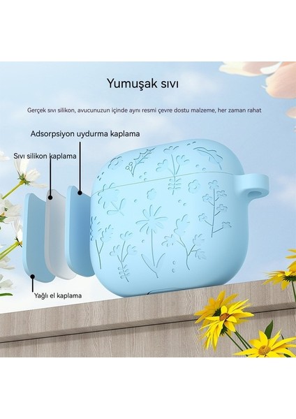 Düz Renk Silikon Için 1/2 Nesil Kanca ile Bluetooth Kulaklık Kılıfı (Yurt Dışından) fiyatları