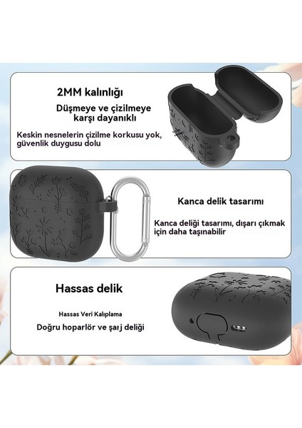 Düz Renk Silikon Için 1/2 Nesil Kanca ile Bluetooth Kulaklık Kılıfı (Yurt Dışından) indirimleri