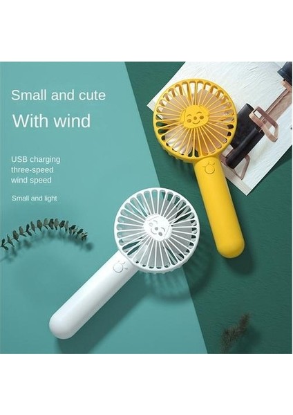 800 Mah Plastik El Fan, Öğrenci Yurtta Küçük Taşınabilir Fan Için Uygun Şarj Edilebilir Basit Rüzgar (Yurt Dışından) modelleri