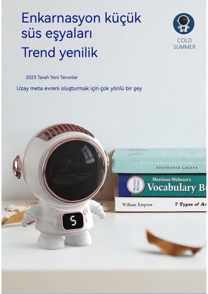 Astronot Karikatür Mini El USB Taşınabilir Öğrenci Fan (Yurt Dışından) fiyatları