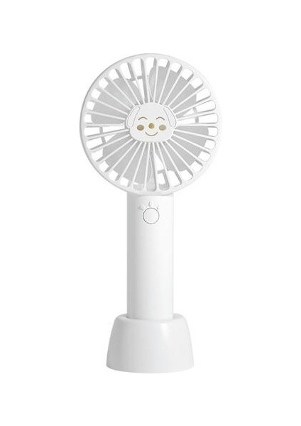 800 Mah Plastik El Fan, Öğrenci Yurtta Küçük Taşınabilir Fan Için Uygun Şarj Edilebilir Basit Rüzgar (Yurt Dışından)