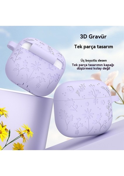 Düz Renk Silikon Için 3 Nesil Kanca ile Bluetooth Kulaklık Kılıfı (Yurt Dışından) modelleri