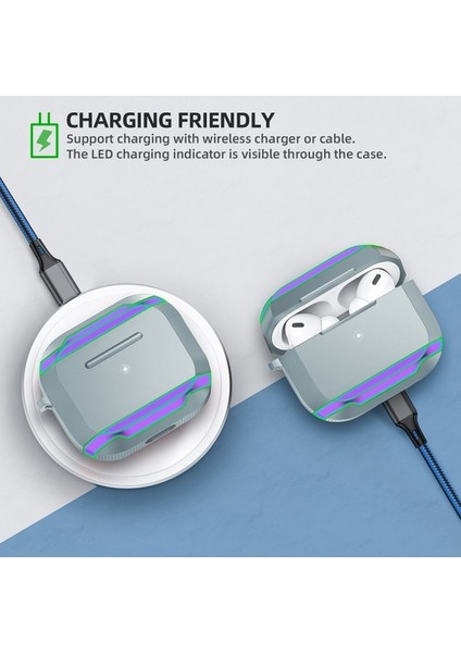 3 Siyah Mavi Için Alüminyum Alaşım + Tpu Kulaklık Kılıfı (Yurt Dışından) fırsatları