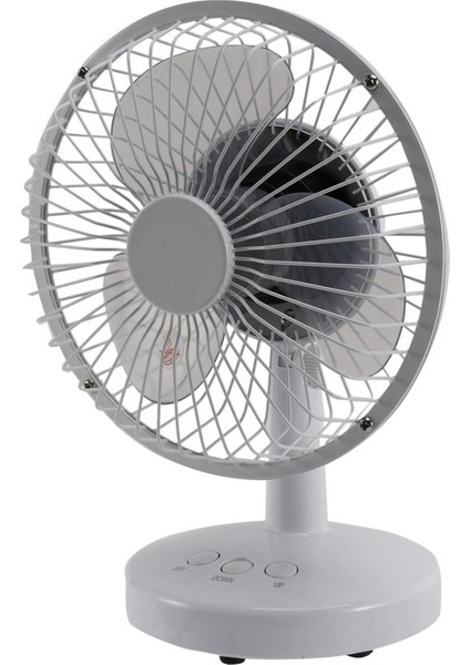 USB Şarjlı Iki Hızlı Ayarlanabilir Elektrikli Fan Masaüstü Mini Fan, B (Yurt Dışından)