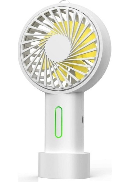 El Fanı, Mini El Fanı Kişisel Taşınabilir Fan 3 Hız Ayarlanabilir Açı Çıkarılabilir Taban Ipi USB Şarjlı Pembe (Yurt Dışından)