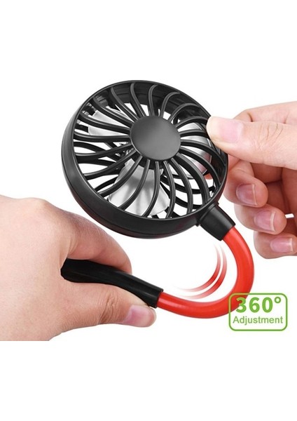 Yaratıcı Mini Asılı Boyun Tipi Fan Dış Mekan LED Fan (Yurt Dışından) fırsatları