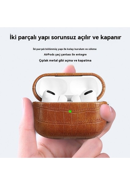 Yüksek Kali Timsah Desen Için Pro2 Bluetooth Kulaklık Kılıfı (Yurt Dışından) modelleri