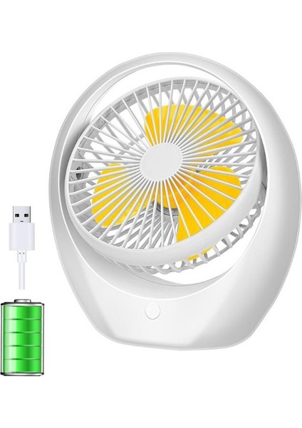 Masaüstü USB Mini Fan - Sarı (Yurt Dışından) fiyatları