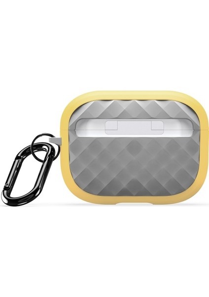 Apple Pro Için Kutusu Düşmeyi Önleyici Pc+Tpu + Kulaklık Kılıfı (Yurt Dışından)