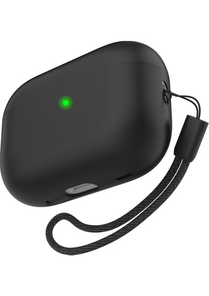 Apple Pro 2 Için Silikon , Iki Parçalı Tam El Kayışı Ile Damlamaya Dayanıklı Kulaklık Kılıfı (Yurt Dışından)