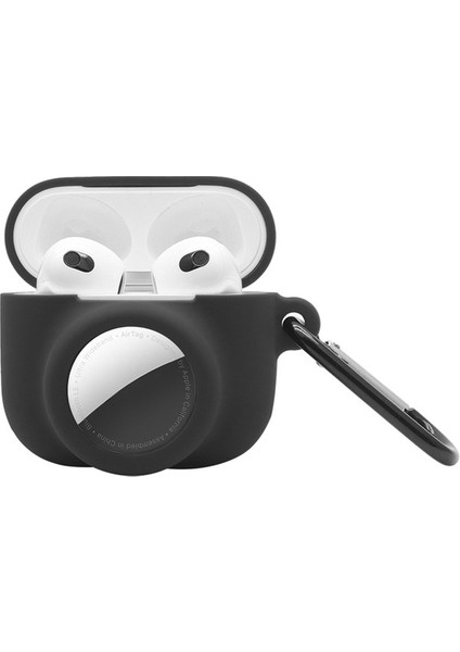 3 Airtag Avokado I Için 2'si 1 Arada Yumuşak Silikon Çizilmez Koruyucu Kulaklık Kılıfı (Yurt Dışından)