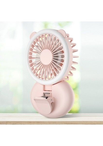 D11 Dolgu Işık Klipsi Asma Boyunlu Fan D11 Pembe Pembe (Yurt Dışından)