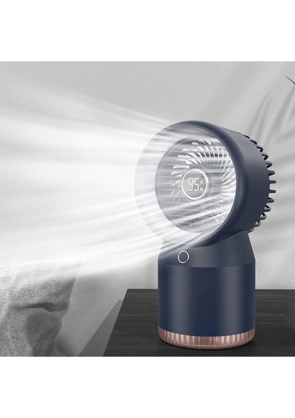 Sprey LED Dijital Ekran Fanı 3600MAH Şarj Edilebilir Beyaz (Yurt Dışından)