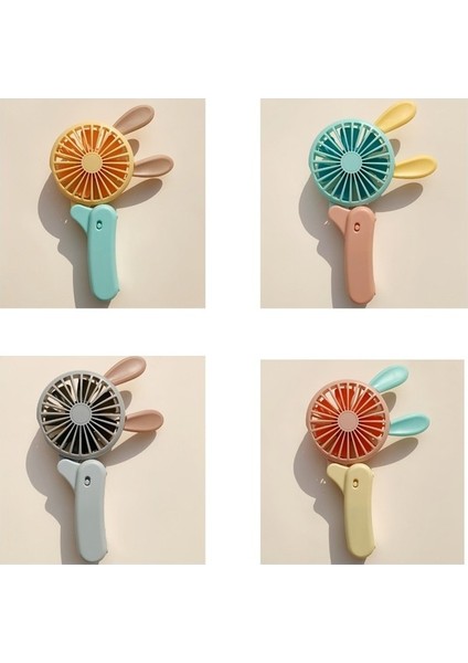 Sevimli Tavşan Katlanabilir USB Şarj Fan Stili 2 (Yurt Dışından) modelleri