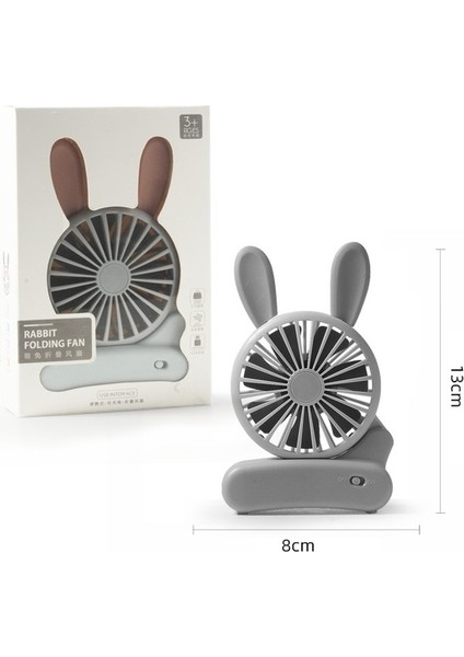 Sevimli Tavşan Katlanabilir USB Şarj Fan Stili 2 (Yurt Dışından) fırsatları