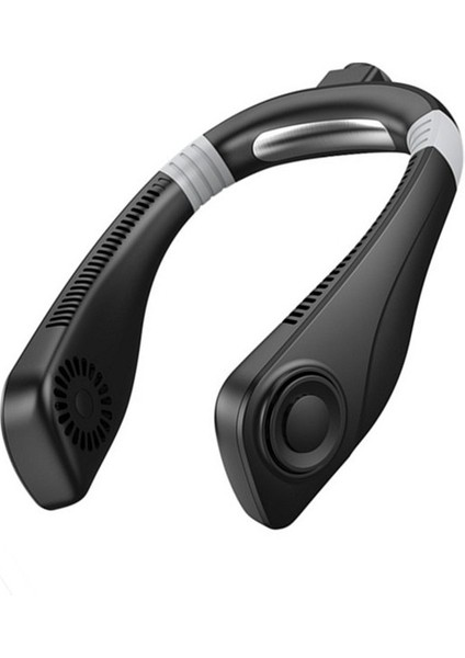 Aromaterapi Yapraksız Soğutma Asma Boyun Fan Mini USB Fan Siyah (Yurt Dışından) fiyatları