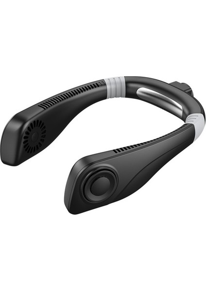 Aromaterapi Yapraksız Soğutma Asma Boyun Fan Mini USB Fan Siyah (Yurt Dışından) modelleri