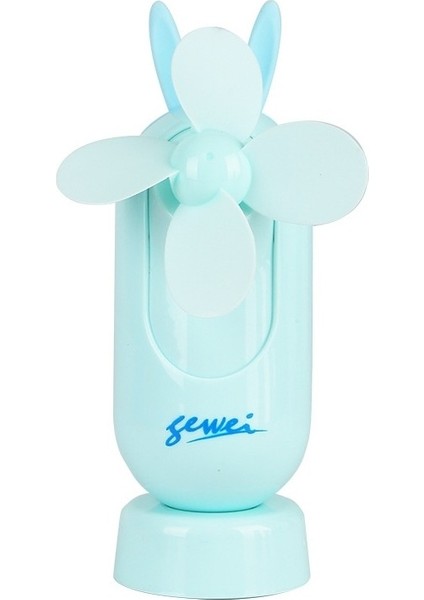 Taşınabilir USB Şarj Sessiz Handheld Fan Pembe (Yurt Dışından)